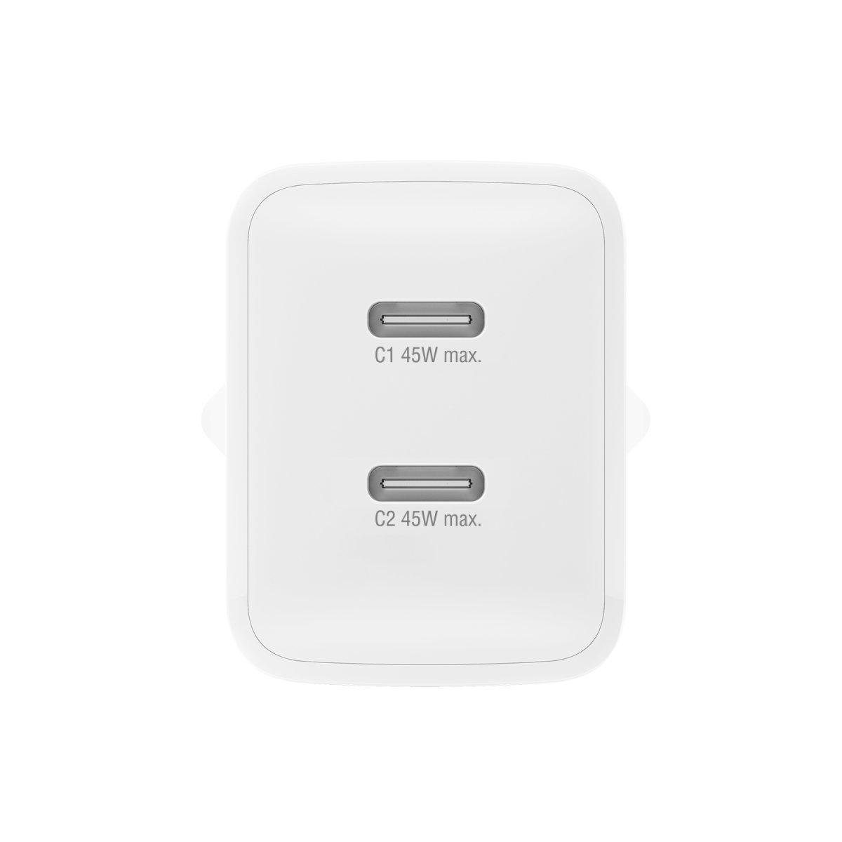 4smarts  540400 Caricabatterie per dispositivi mobili Universale Bianco AC Ricarica rapida Interno 