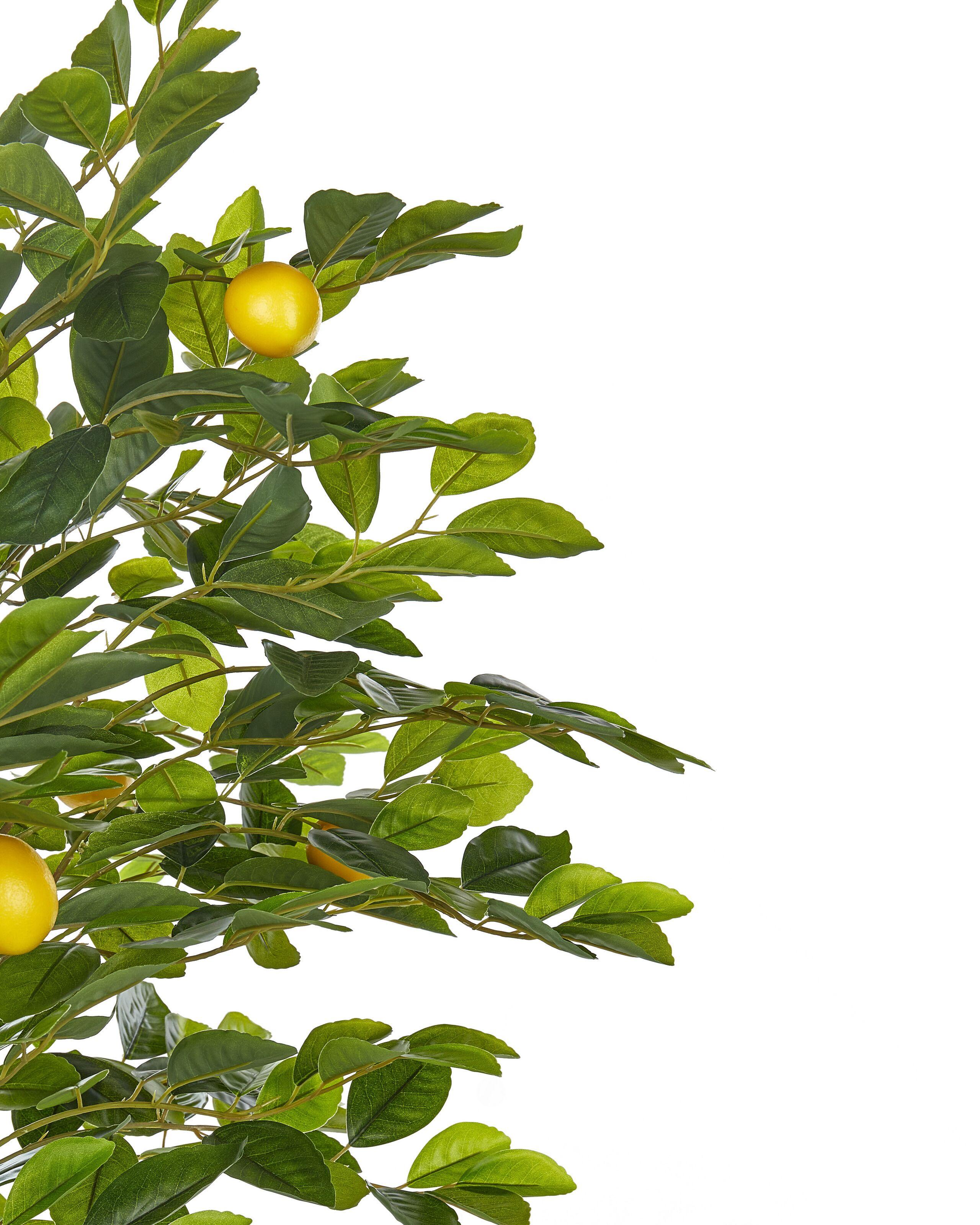 Beliani Kunstpflanze aus Kunststoff LEMON TREE  