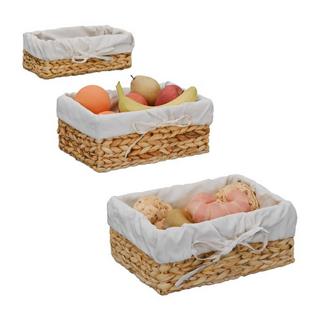 Northio ensemble de 3 paniers à pain avec insert en coton  