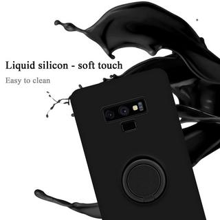 Cadorabo  Hülle für Samsung Galaxy NOTE 9 TPU Silikon mit Ring Liquid 