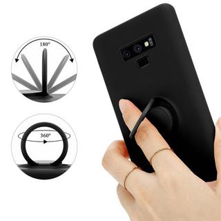 Cadorabo  Hülle für Samsung Galaxy NOTE 9 TPU Silikon mit Ring Liquid 