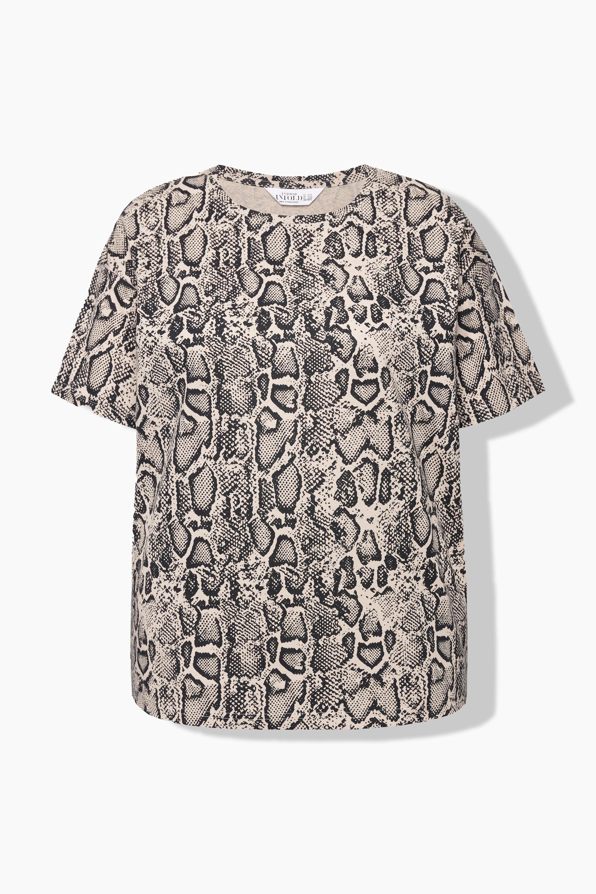 Studio Untold  T-Shirt, oversized, Snake-Print 