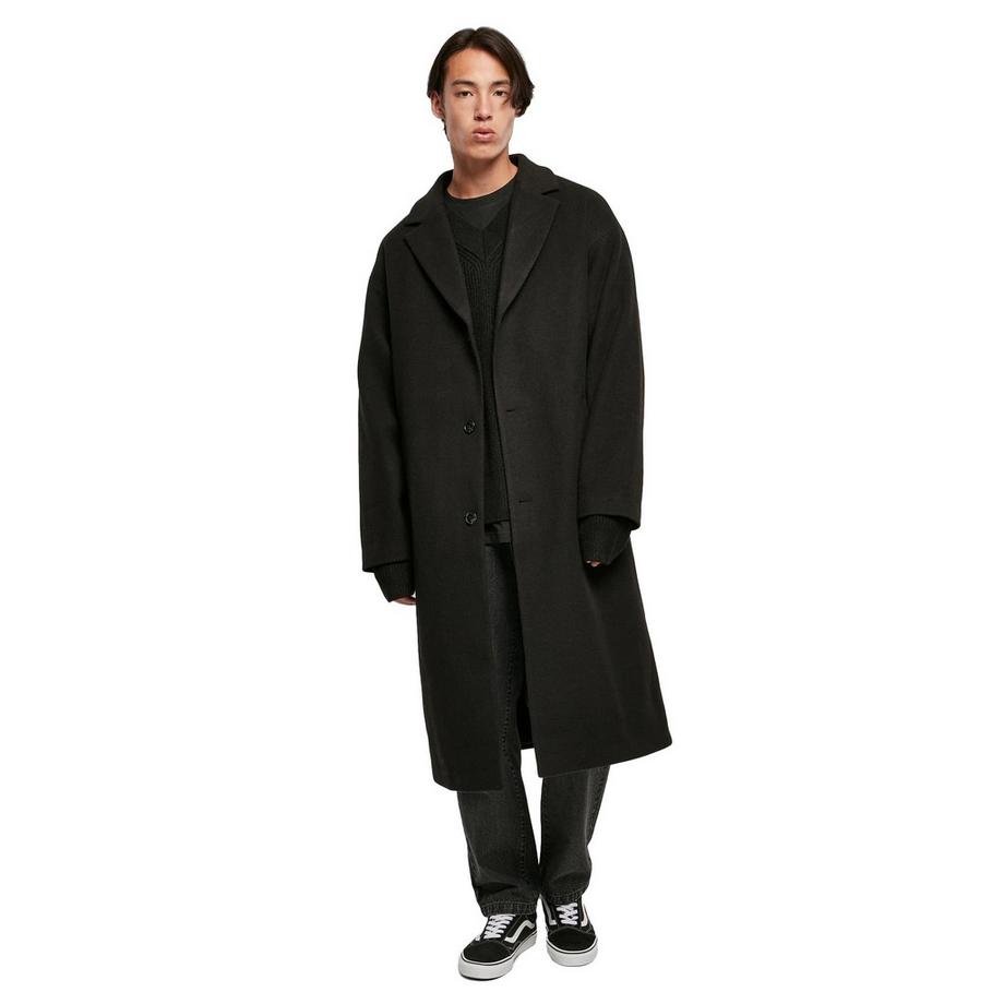 URBAN CLASSICS Cappotto Lungo con Collo a Revers  