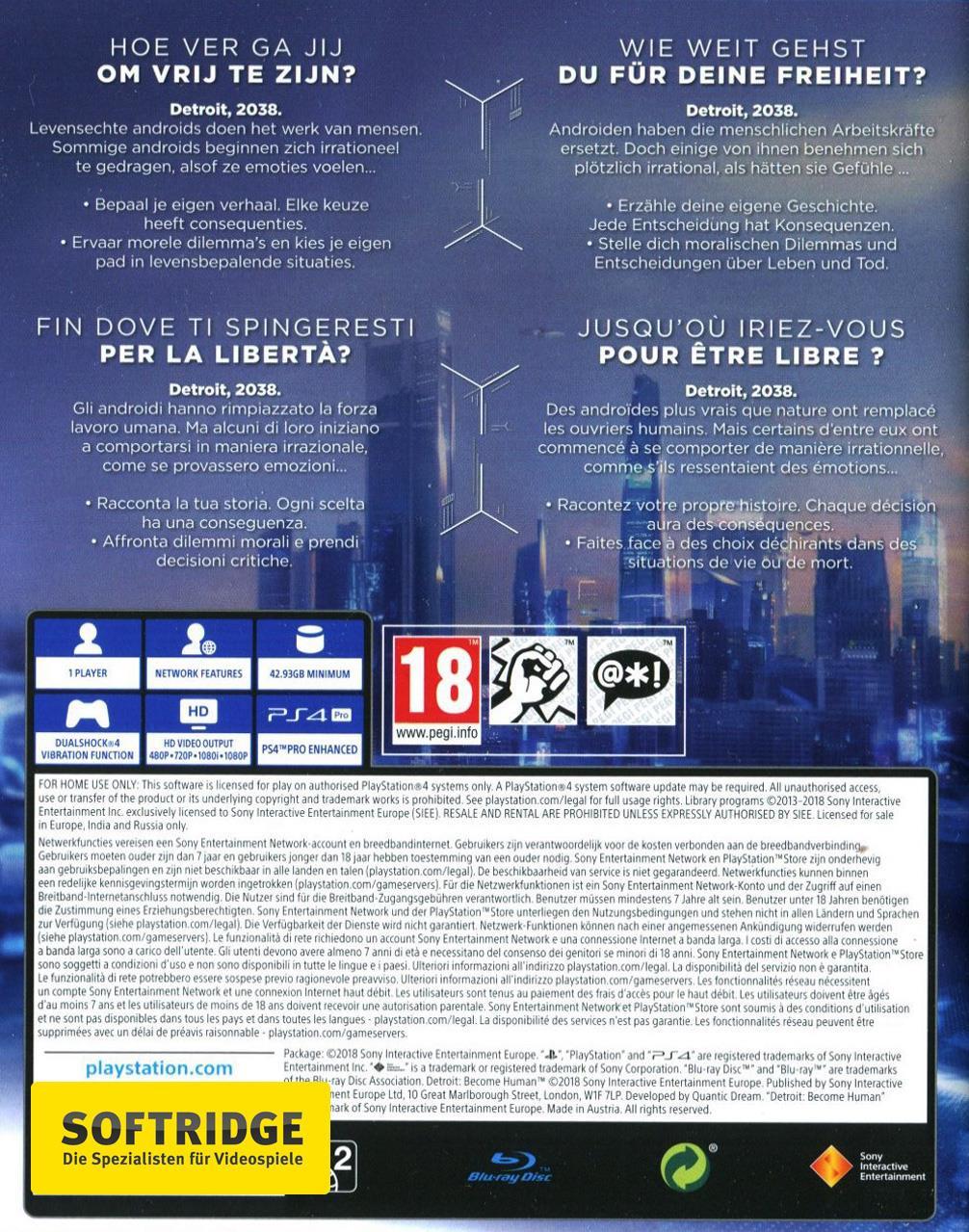 SONY  Detroit: Become Human 