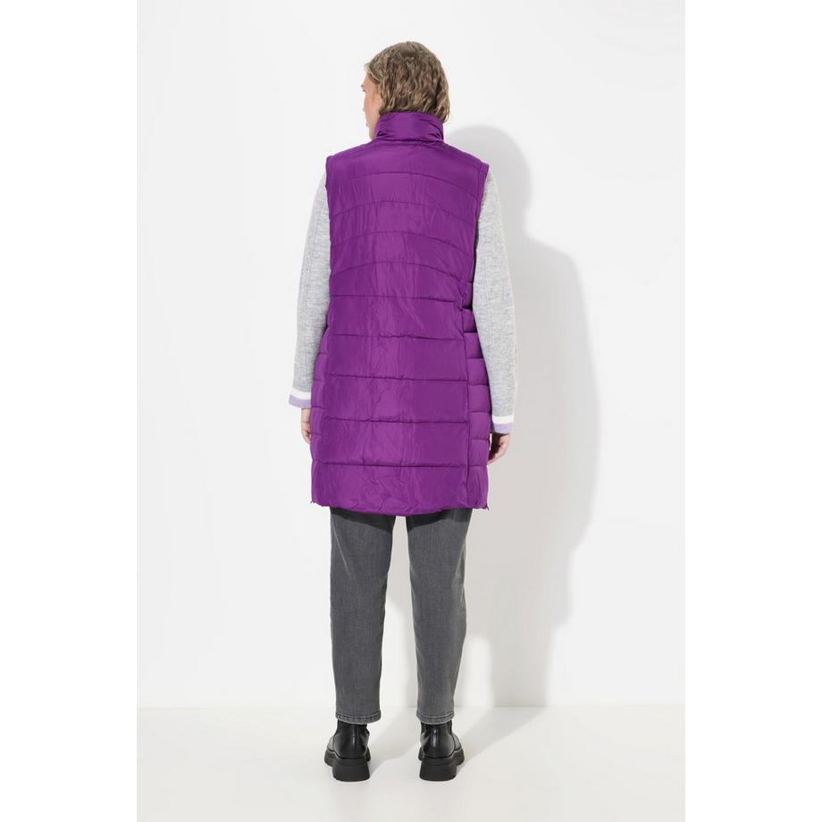 Ulla Popken Gilet matelassé à capuche ligne A  