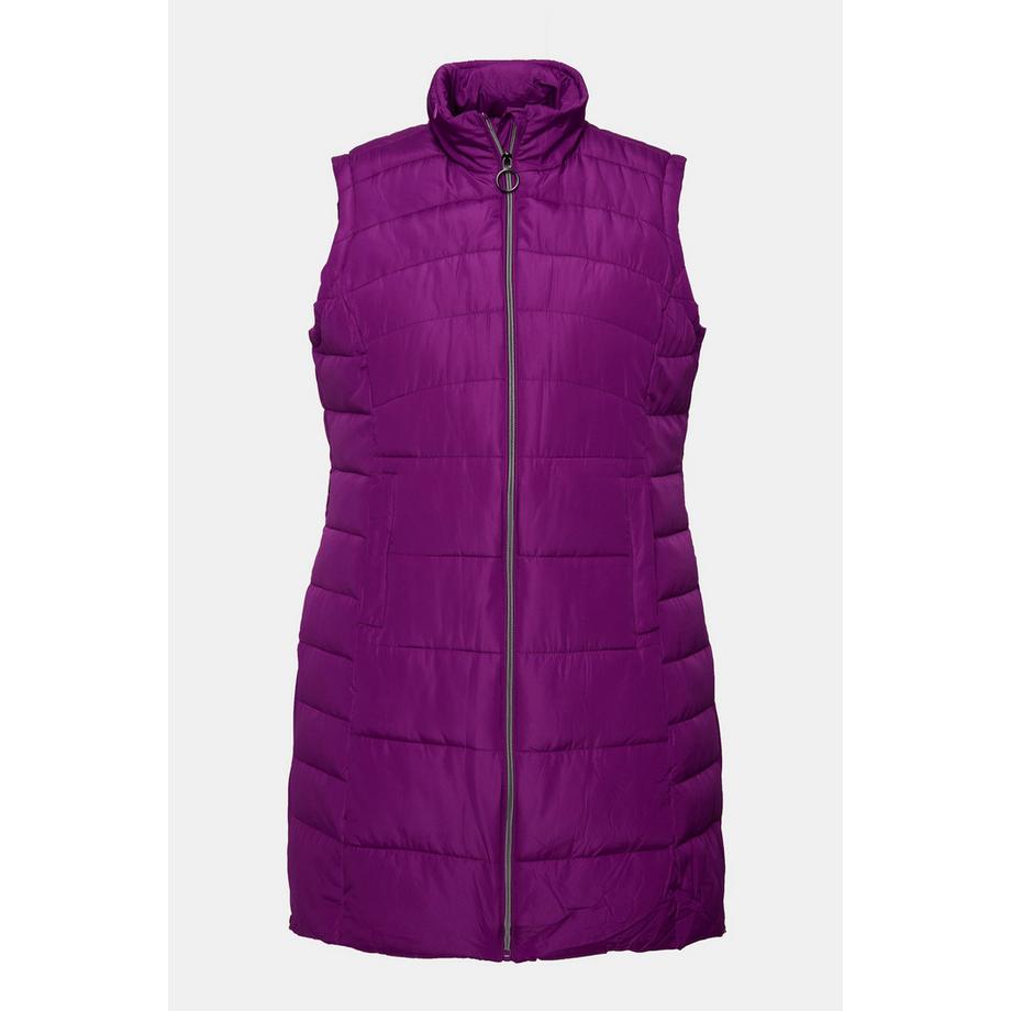 Ulla Popken Gilet matelassé à capuche ligne A  