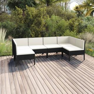 VidaXL Garten-sofagarnitur poly-rattan  