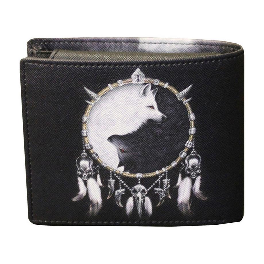 Spiral Portefeuille Bifold Imprimé Loup  
