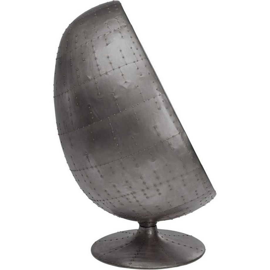 KARE Design Drehsessel Eye Ball Graphit  