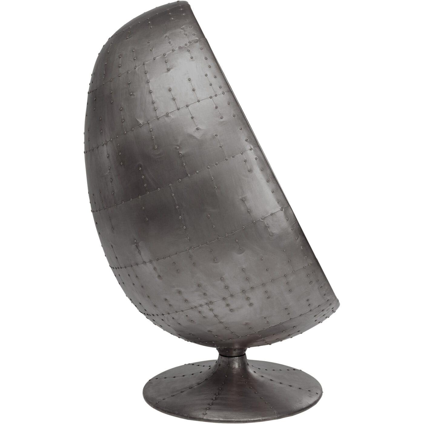 KARE Design Drehsessel Eye Ball Graphit  