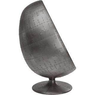 KARE Design Drehsessel Eye Ball Graphit  