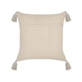 Beliani Coussin en Coton Boho EUPHORBIA  