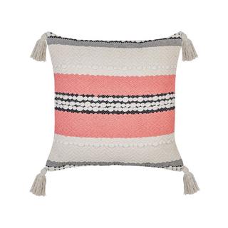 Beliani Coussin en Coton Boho EUPHORBIA  