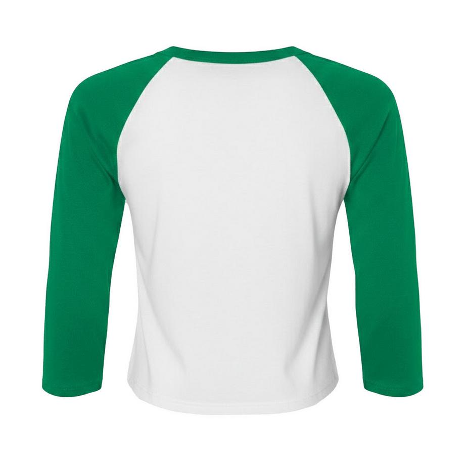 Bella + Canvas Raglanärmel T-Shirt mit Mikro Rippen Struktur  