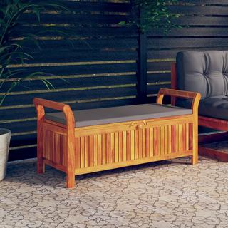 VidaXL Banc de rangement de jardin bois  