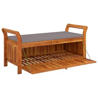 VidaXL Banc de rangement de jardin bois  