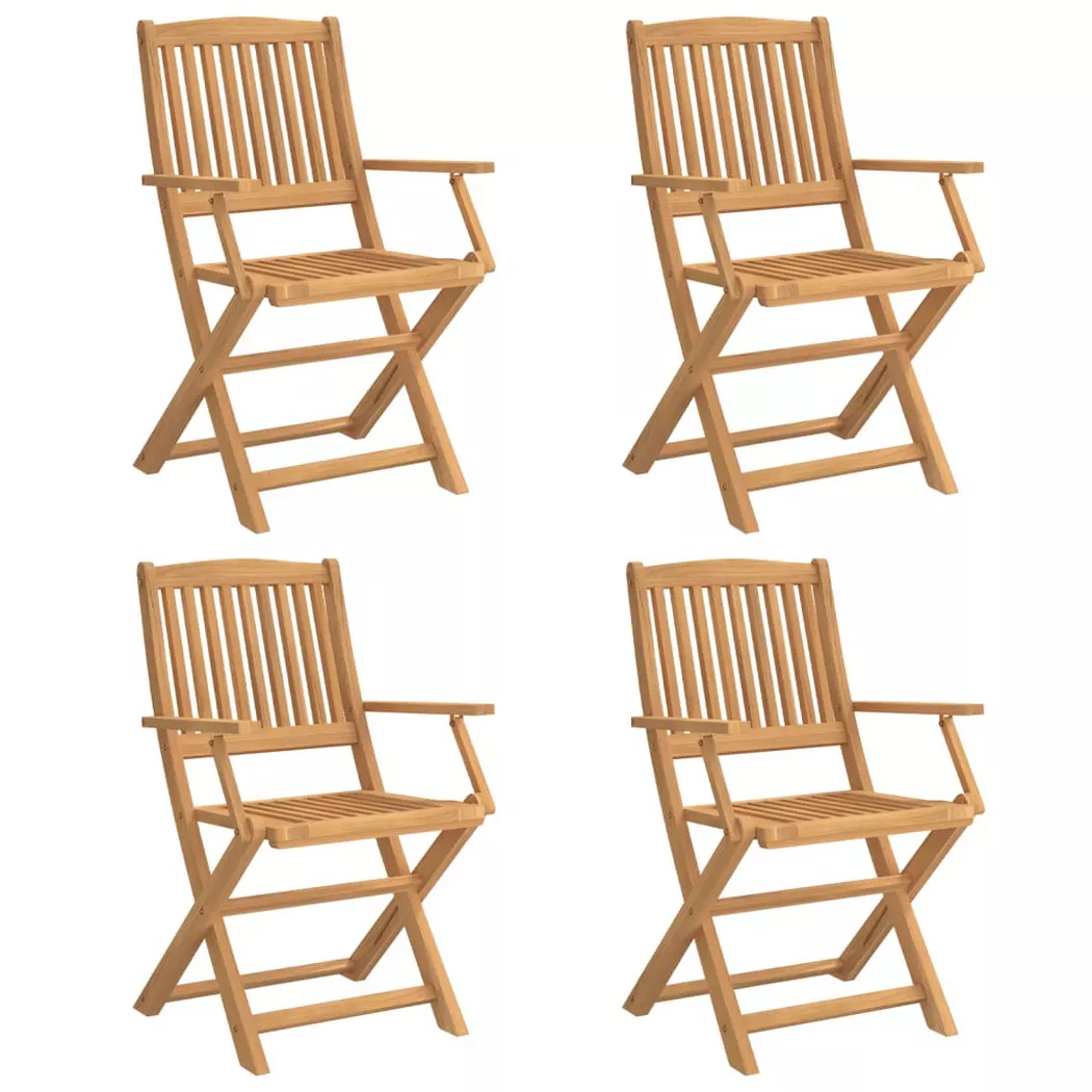 VidaXL - sedia da giardino Legno di acacia, One Size, Marrone