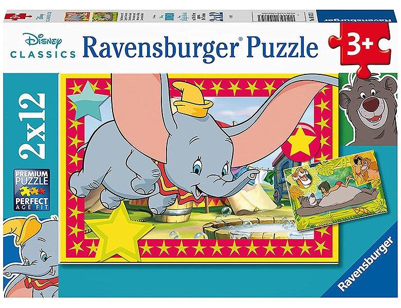 Ravensburger  Puzzle Das Abenteuer ruft! (2x12) 