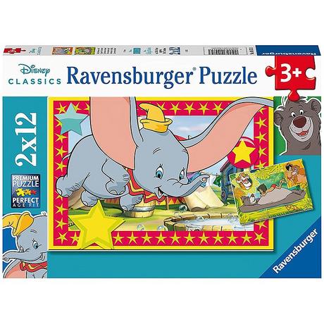 Ravensburger  Puzzle Das Abenteuer ruft! (2x12) 