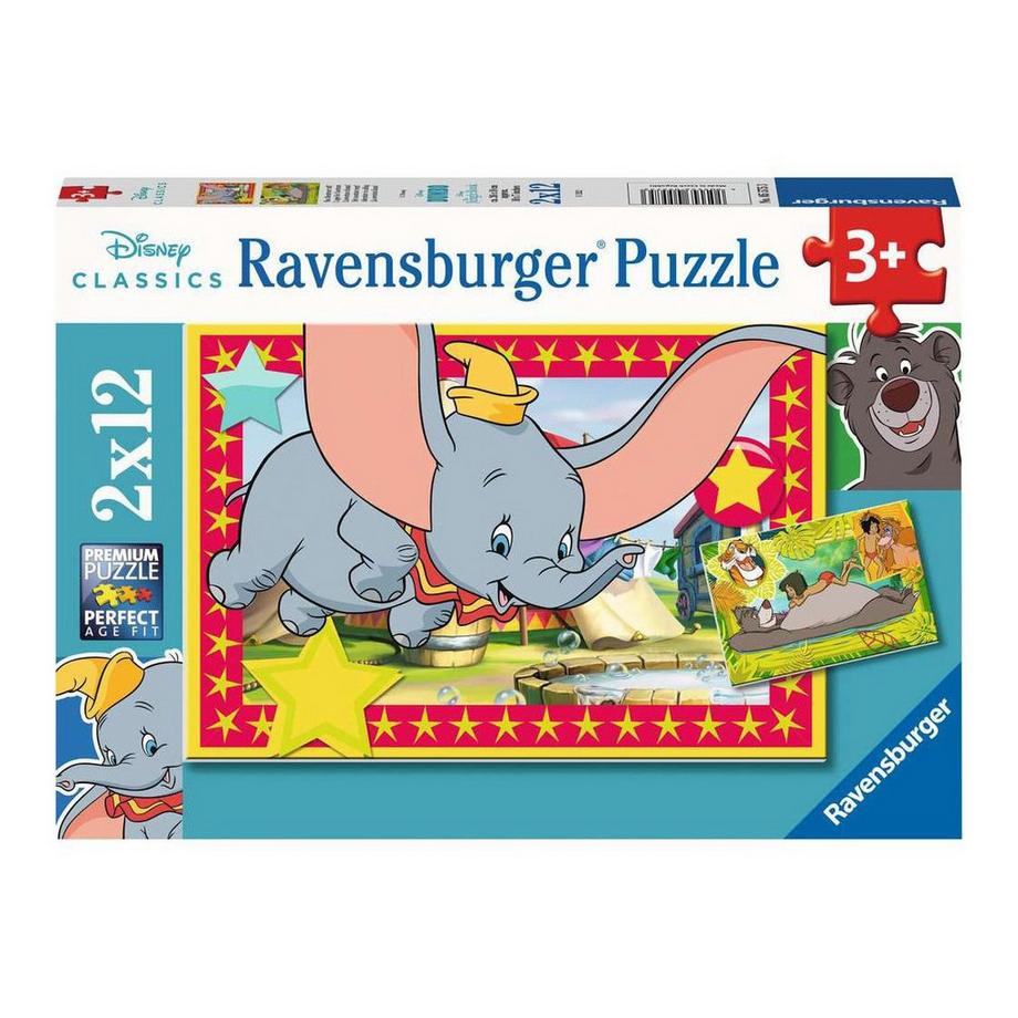 Ravensburger  Puzzle Das Abenteuer ruft! (2x12) 