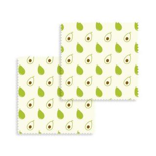 Nuts Innovations  Lingette de cire d'abeille Avocado set de 2 