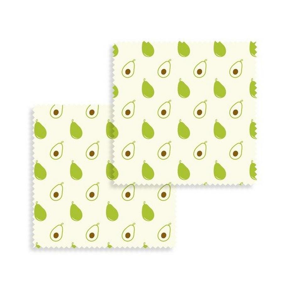 Nuts Innovations  Bienenwachstuch Avocado 2er Set 