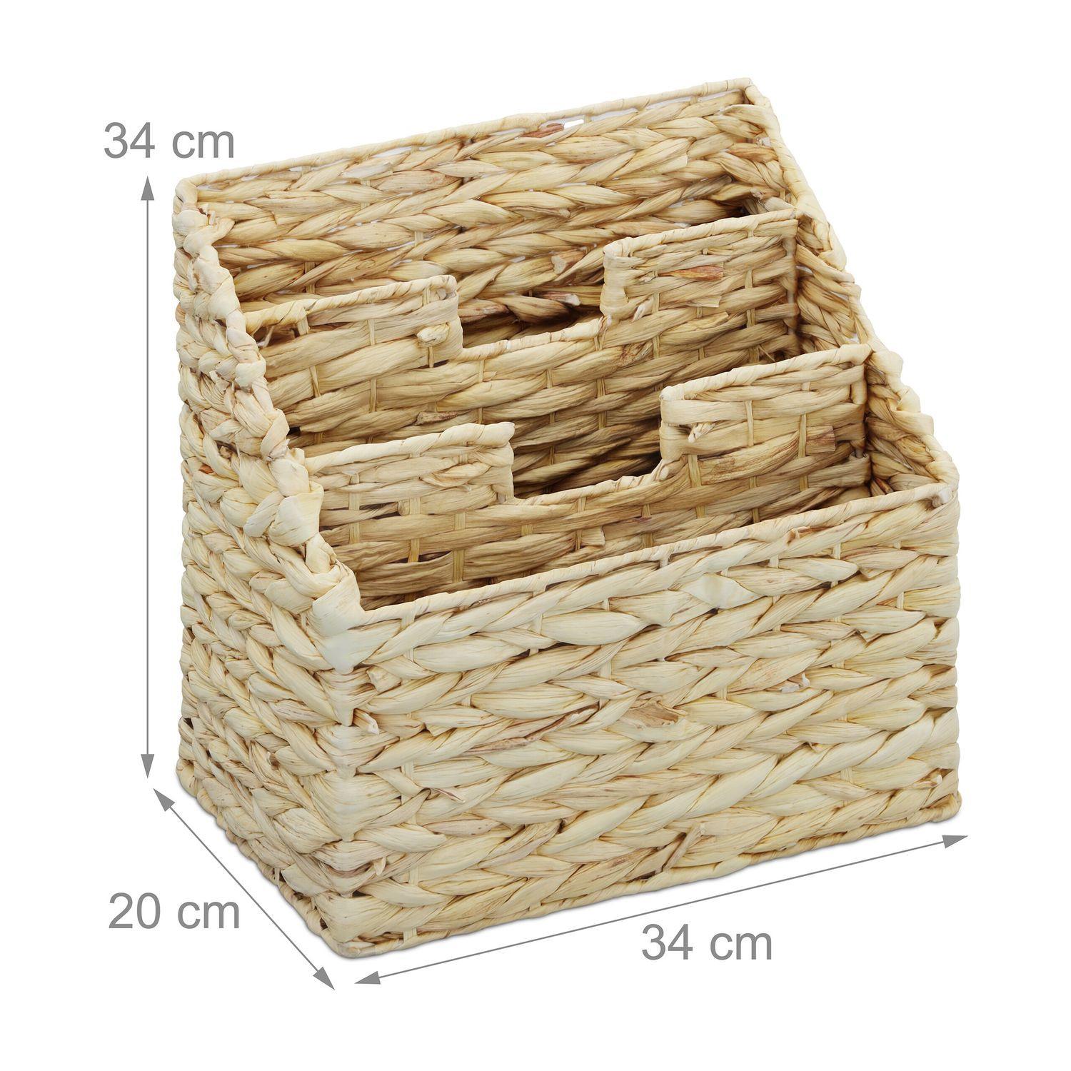 Northix Zeitungsständer Wasserhyazinthe 3 Fächer  