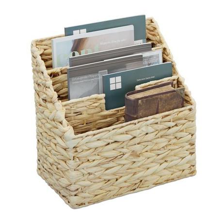 Northix Zeitungsständer Wasserhyazinthe 3 Fächer  