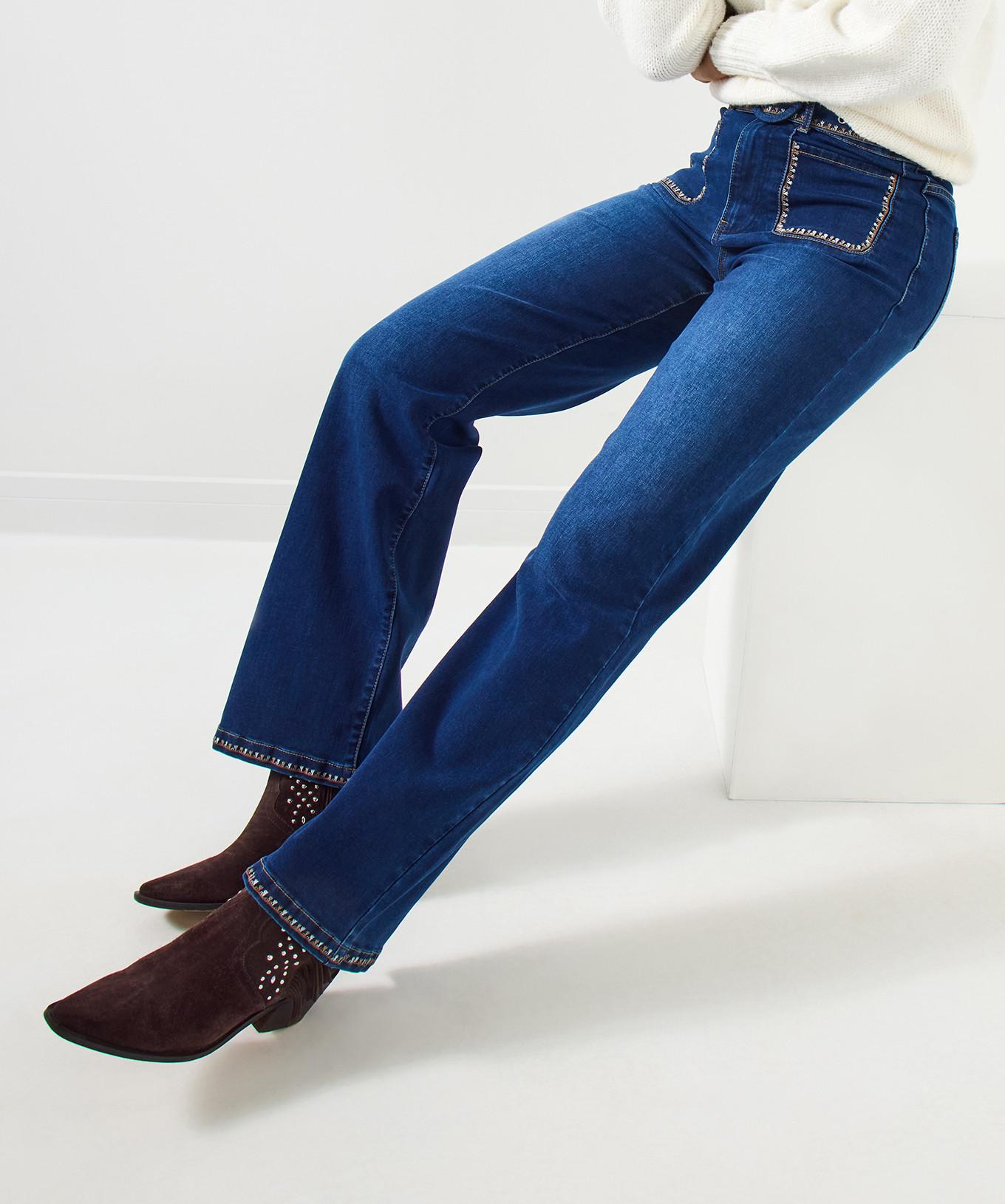 Joe Browns Jeans a gamba larga con ricami  