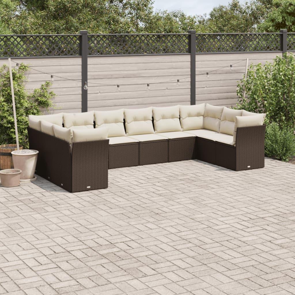 VidaXL Garten sofagarnitur poly-rattan  