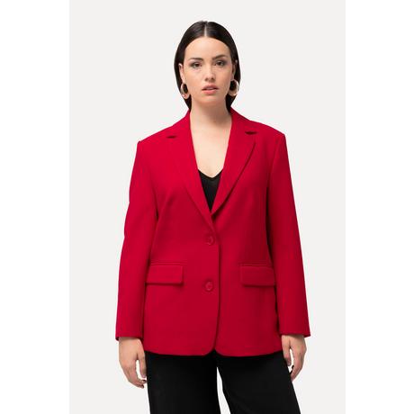 Ulla Popken  Blazer, Oversized, Reverskragen, Polyesterfutter 