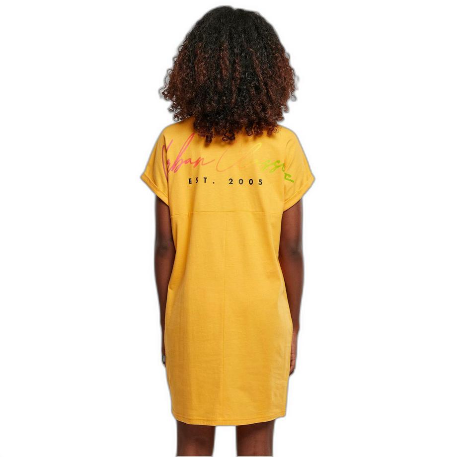 URBAN CLASSICS Robe T-Shirt Rainbow  