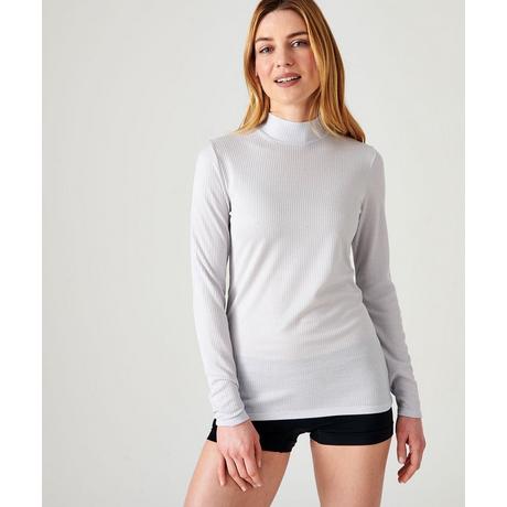 Damart  Unterziehpullover aus Thermolactyl-Rippstrick und Seide mit Stehkragen. 