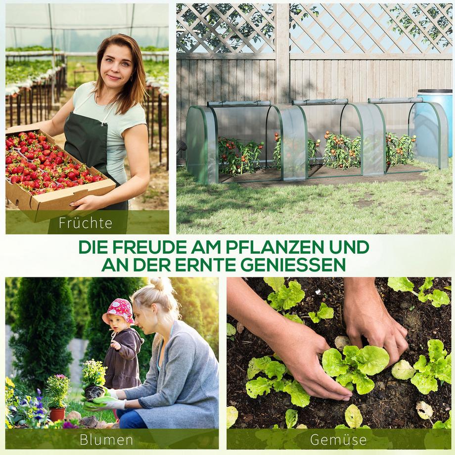 Outsunny serre en aluminium  