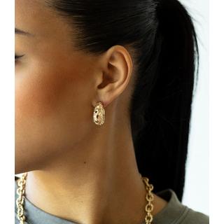 PHANTASYA  Volcano Creolen 2237 Rhodiniert 