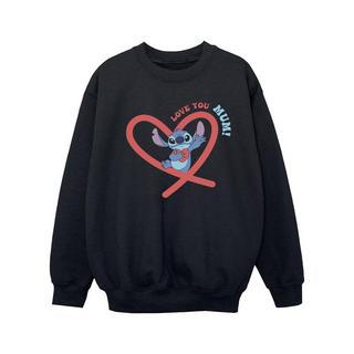 Disney  Lilo & Stitch Love You Mum Sweatshirt 