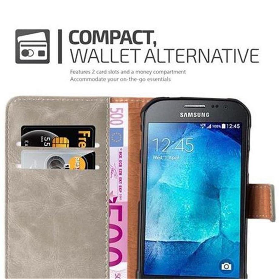 Cadorabo  Hülle für Samsung Galaxy XCover 3 Magnetverschluss, Kartenfach 