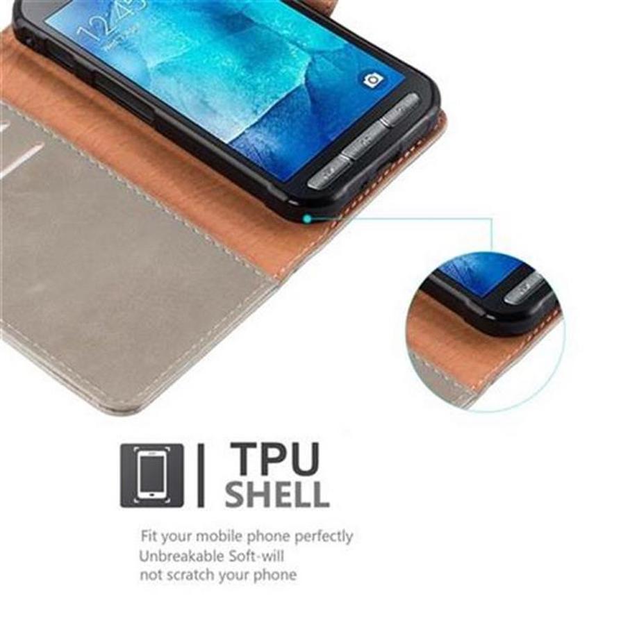 Cadorabo  Hülle für Samsung Galaxy XCover 3 Magnetverschluss, Kartenfach 
