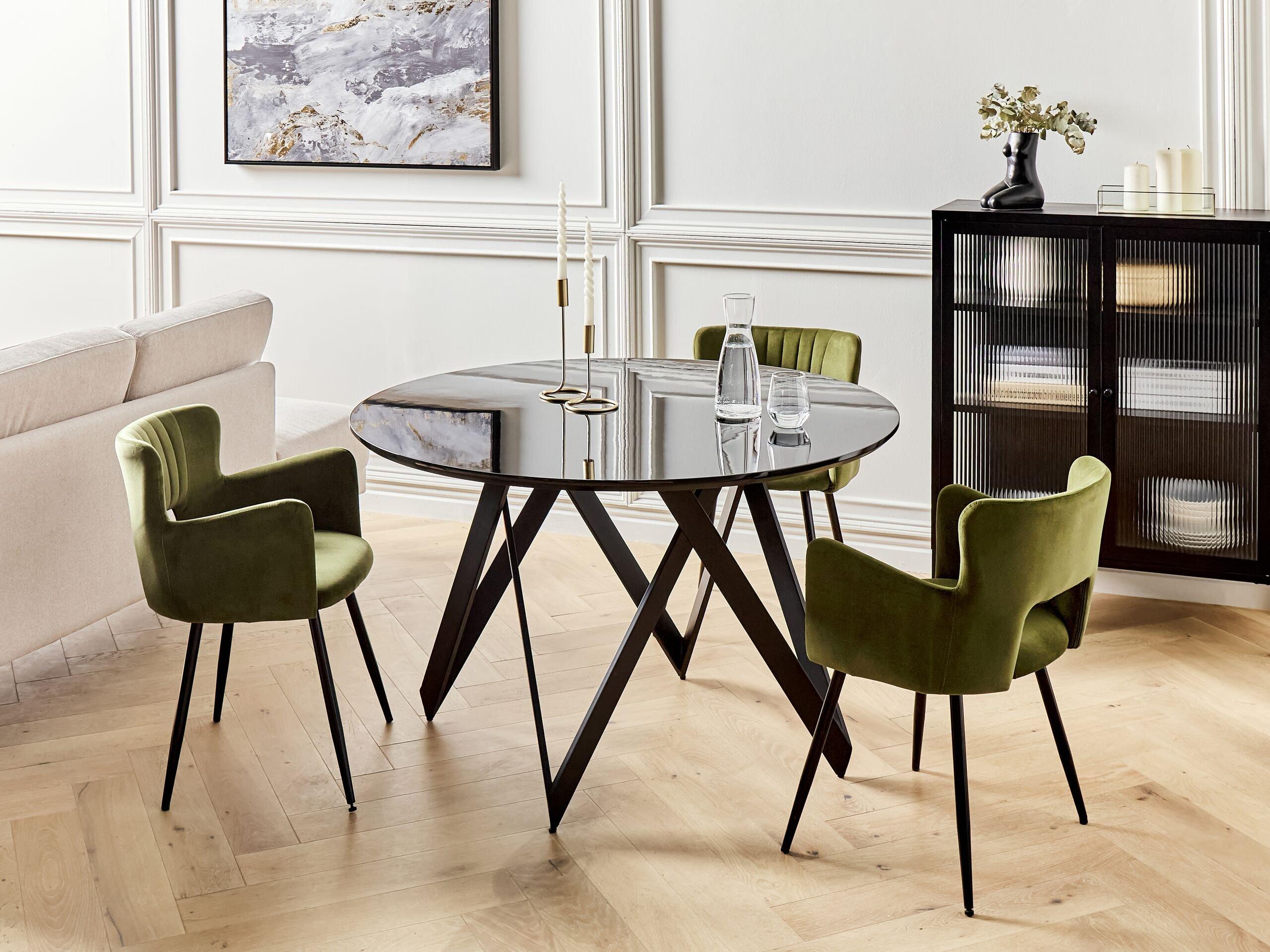 Beliani Table de repas en MDF Moderne OXHILL  