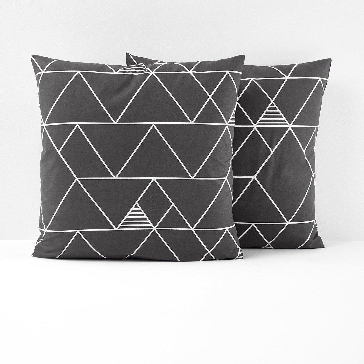 SO'HOME Odin Taie d'oreiller Motif Géométrique  