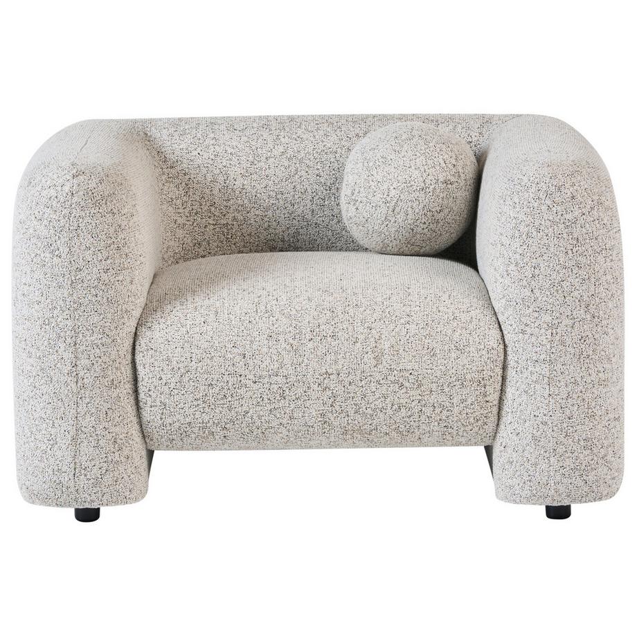 Beliani Fauteuil en Tissu Moderne LEIREN  