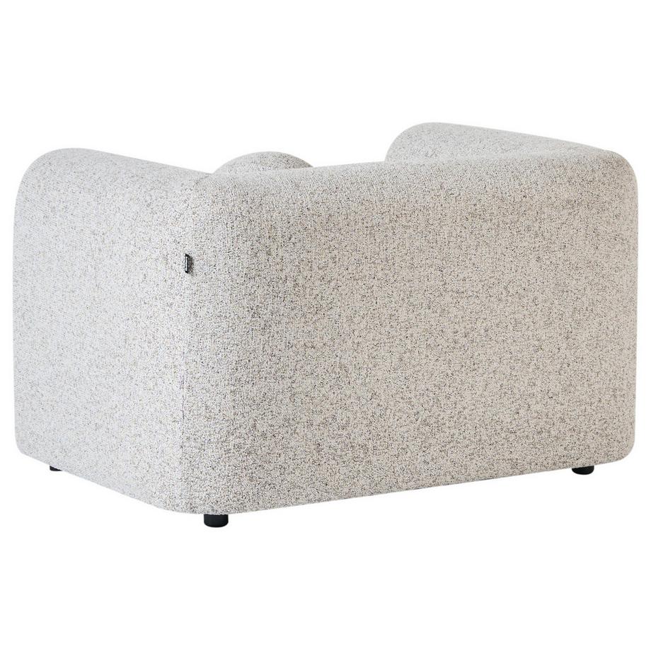 Beliani Fauteuil en Tissu Moderne LEIREN  