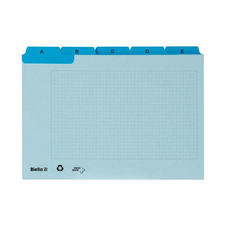 Leitkarten, A5, Karton, A-Z 25-teilig, Taben verstärkt