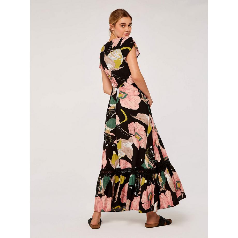 APRICOT Robe longue imprimé floral  