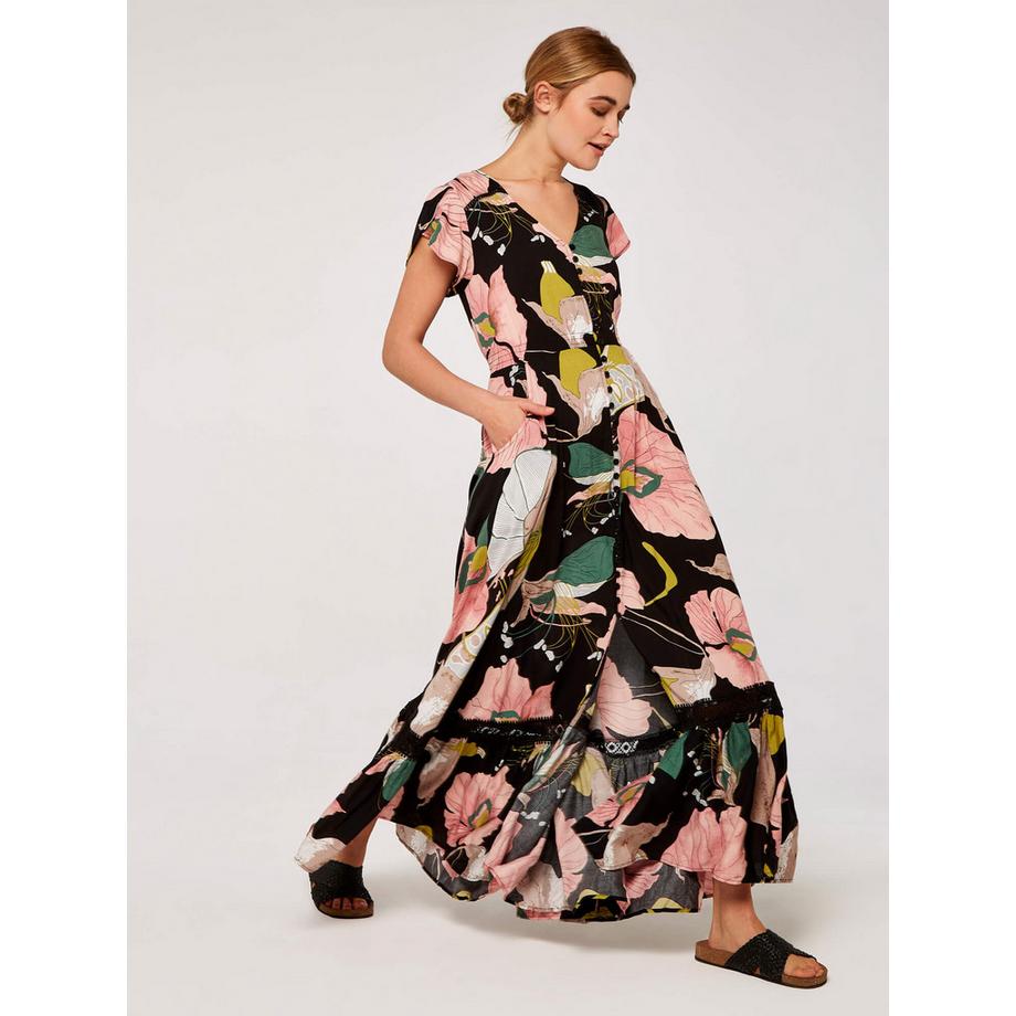 APRICOT Robe longue imprimé floral  