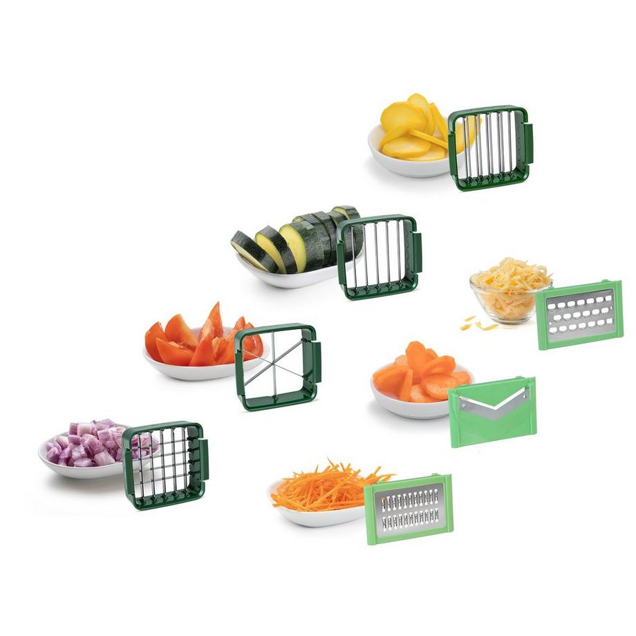 Genius Nicer Dicer Quick Professional, set da 12 pezzi.  