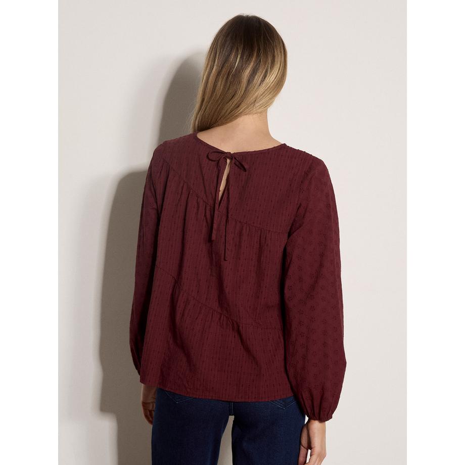 APRICOT  Blouse en coton à broderie florale 