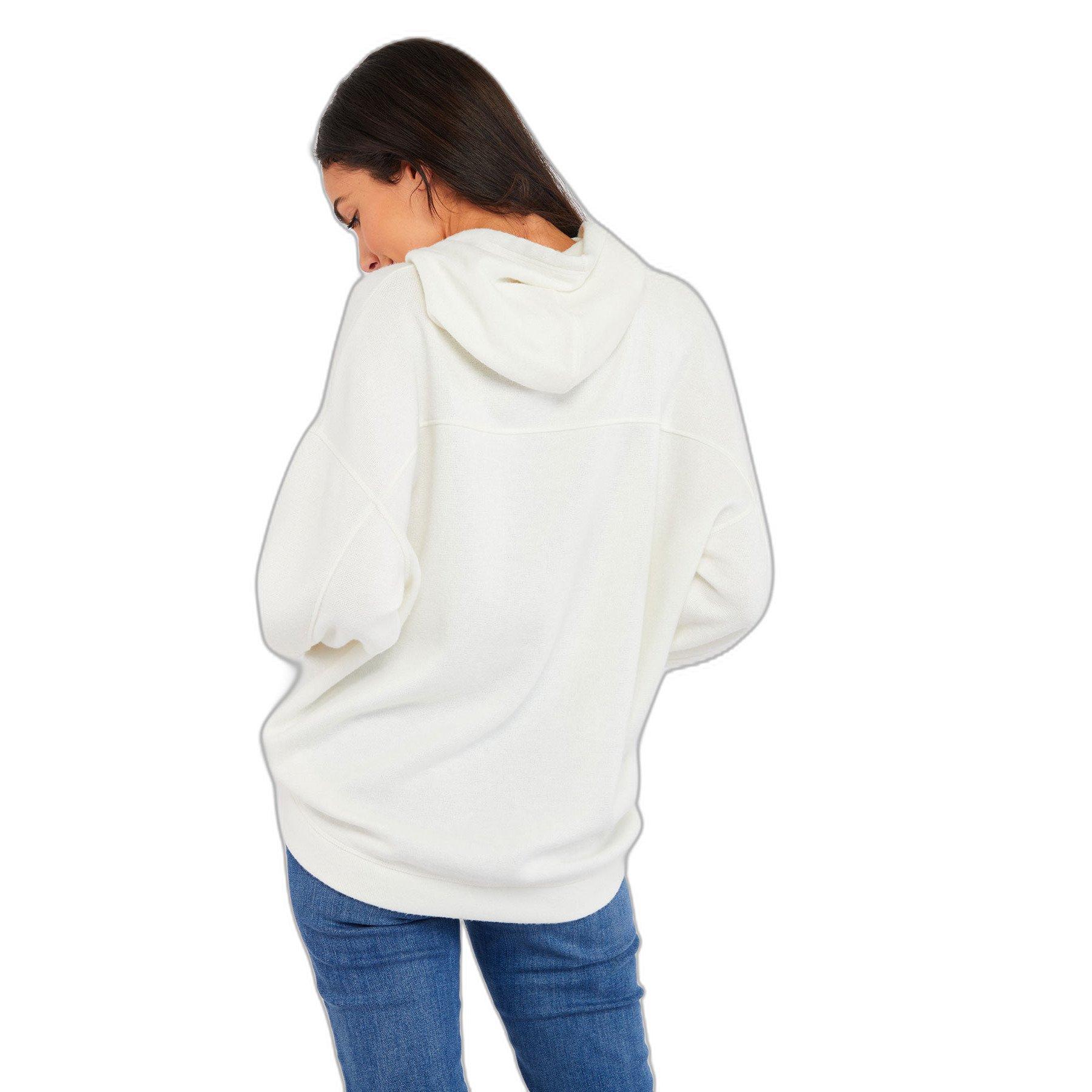 BANANA MOON Bradley Creamy Sweatshirt Oversize à Capuche  