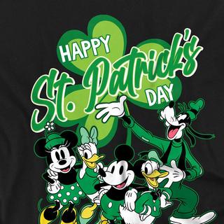 MICKEY MOUSE St Patricks Day Langarm T-Shirt  