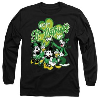 MICKEY MOUSE St Patricks Day Langarm T-Shirt  